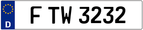 Truck License Plate